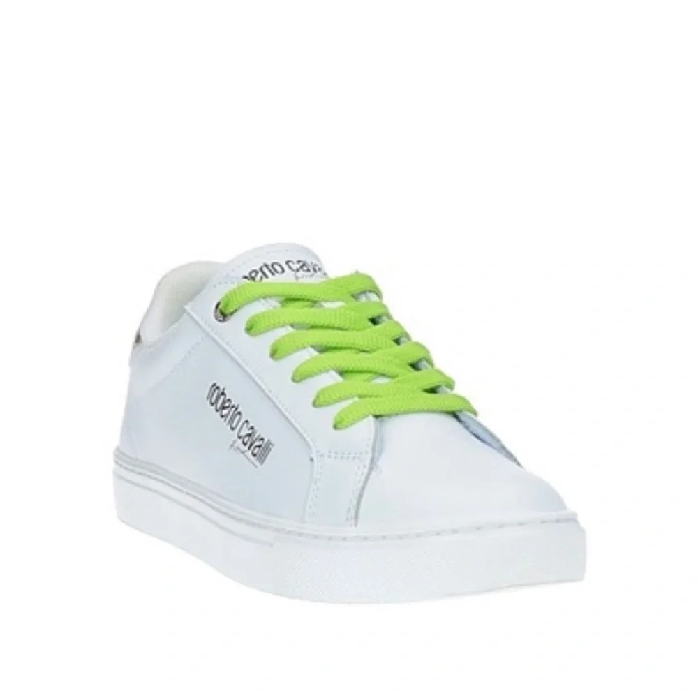 Roberto Cavalli low top white sneaker